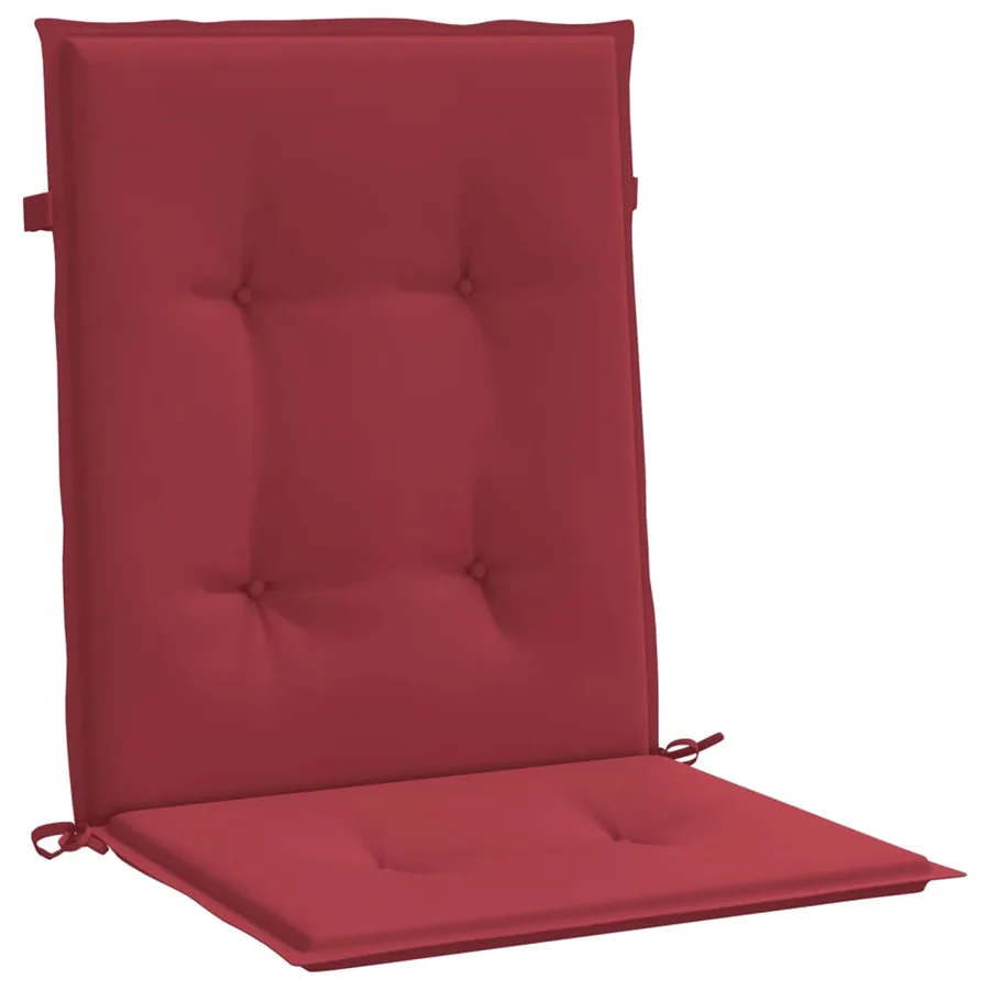 Coussins de chaise de jardin à dossier bas lot de 2 - 4