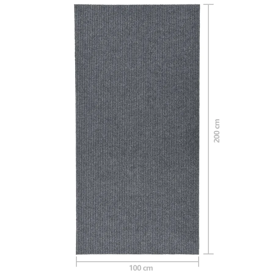 Tapis 100x200 cm Gris - 7