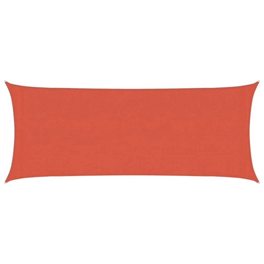 Voile d'ombrage 160 g/m² Terre cuite 2x4,5 m PEHD - 2