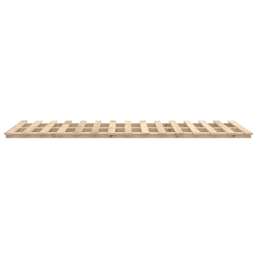 Cadre de lit sans matelas 90x190 cm bois de pin massif - 6