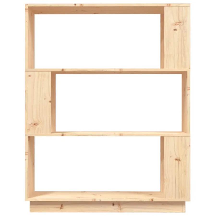 Bibliothèque/Séparateur de pièce 80x25x101 cm Pin solide - 5
