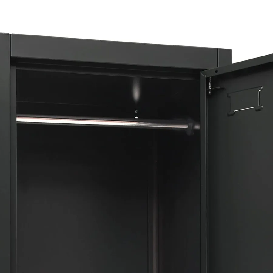 Armoire à casiers Anthracite 38x45x180 cm Acier - 6