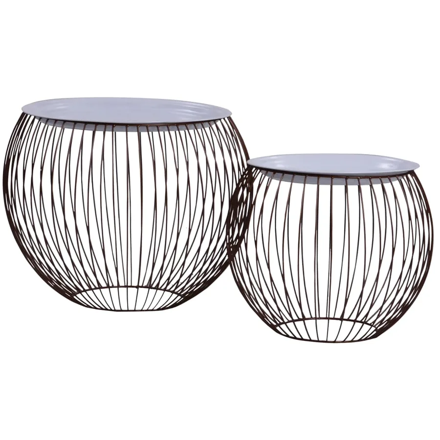 Tables basses 2 pcs Doré - 2