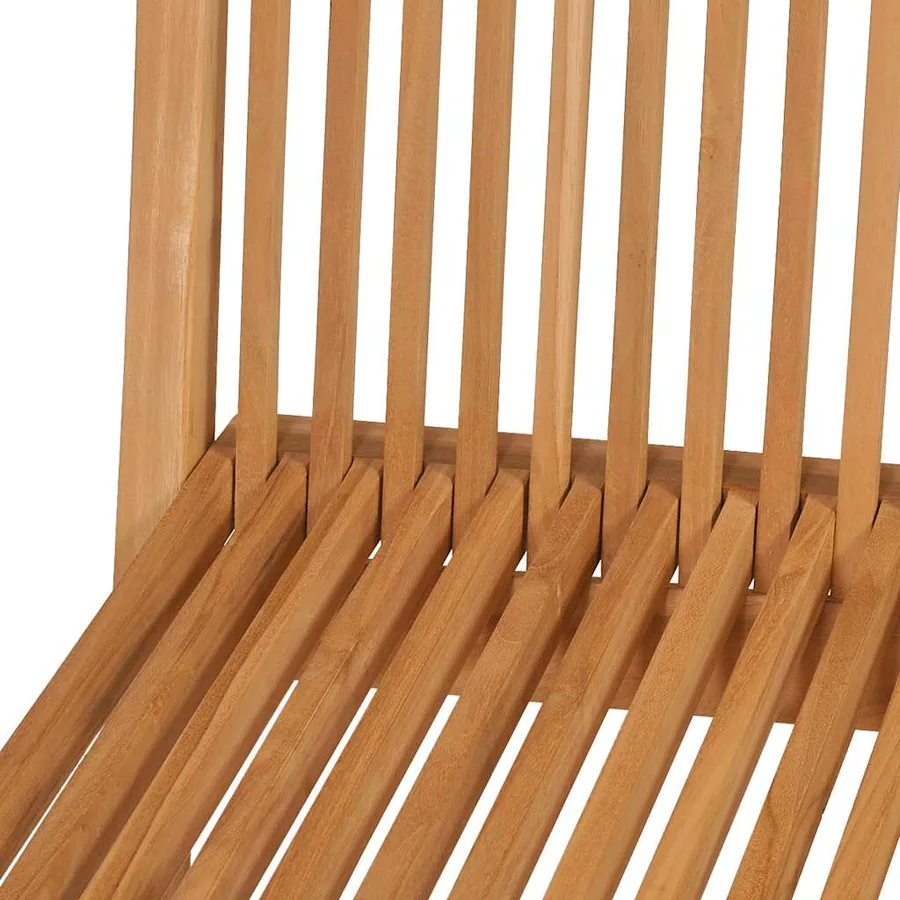 Ensemble à manger de jardin 7 pcs Bois de teck massif - 13