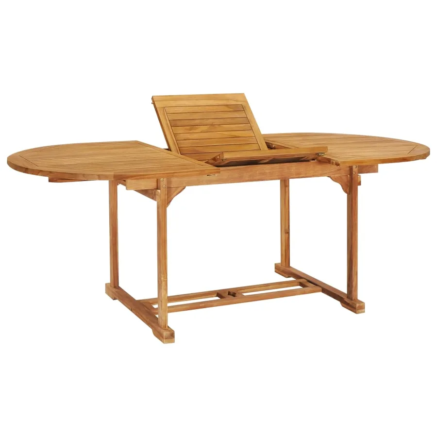 Ensemble à manger de jardin 7 pcs Bois de teck massif - 3