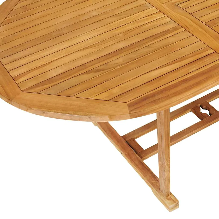 Ensemble à manger de jardin 7 pcs Bois de teck massif - 7