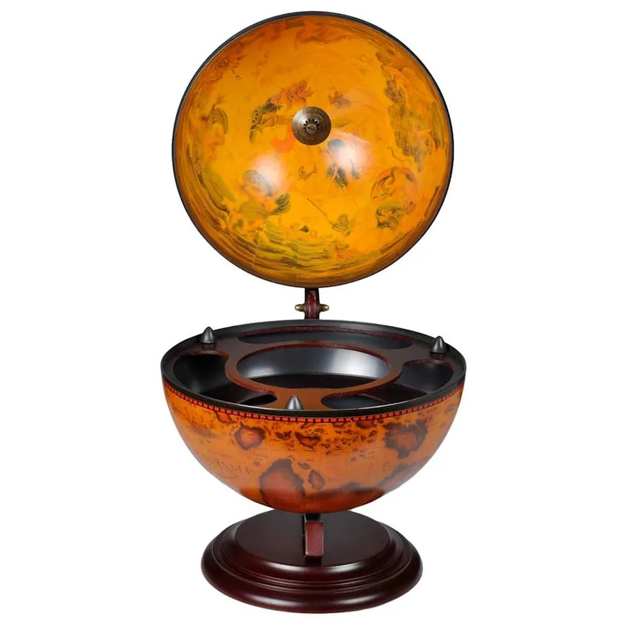 Support de vin sous forme de globe Bois d'eucalyptus - 4