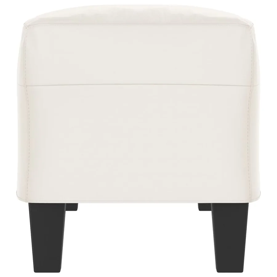 Banc Beige 100x35x41 cm Tissu microfibre - 4