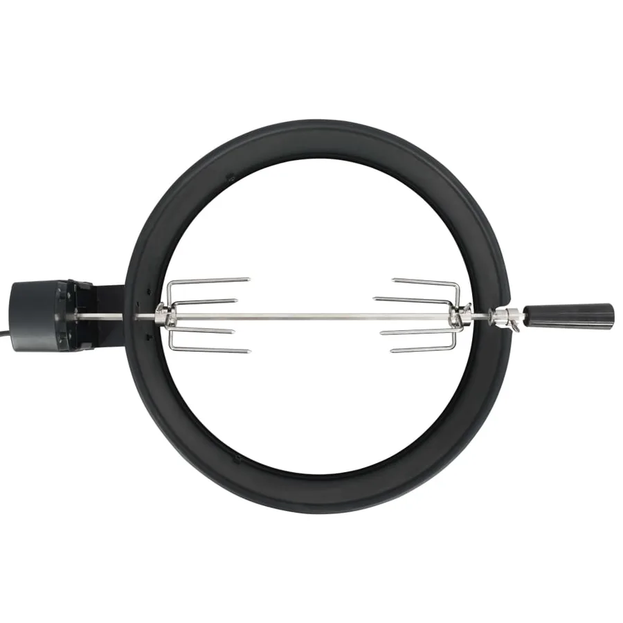 Kit d'anneau de rôtissoire barbecue 47 cm Noir - 2