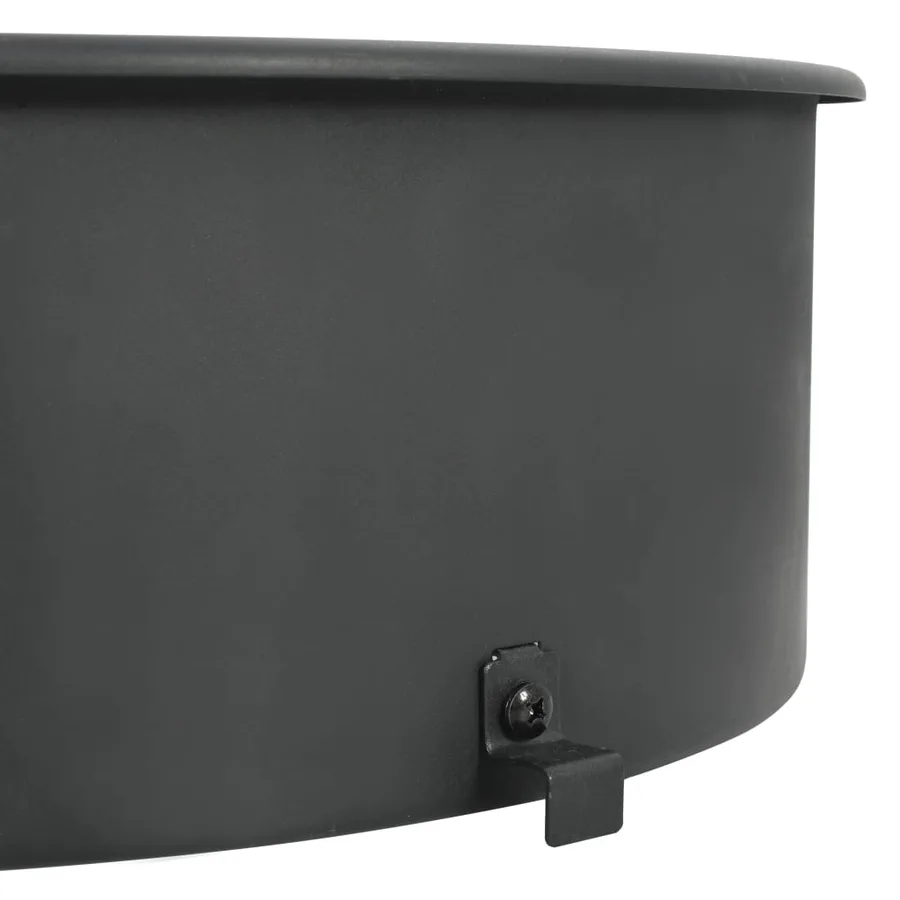 Kit d'anneau de rôtissoire barbecue 47 cm Noir - 4