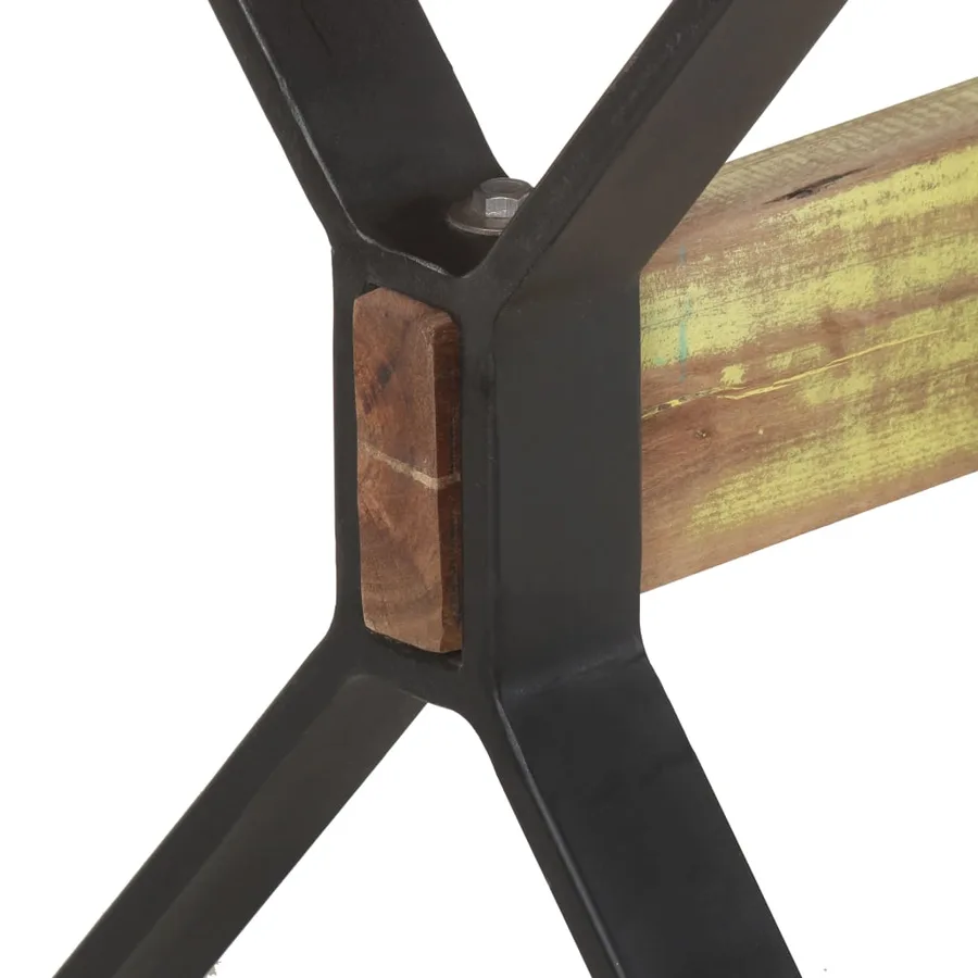 Table à manger 140x70x76 cm Bois de récupération massif - 6