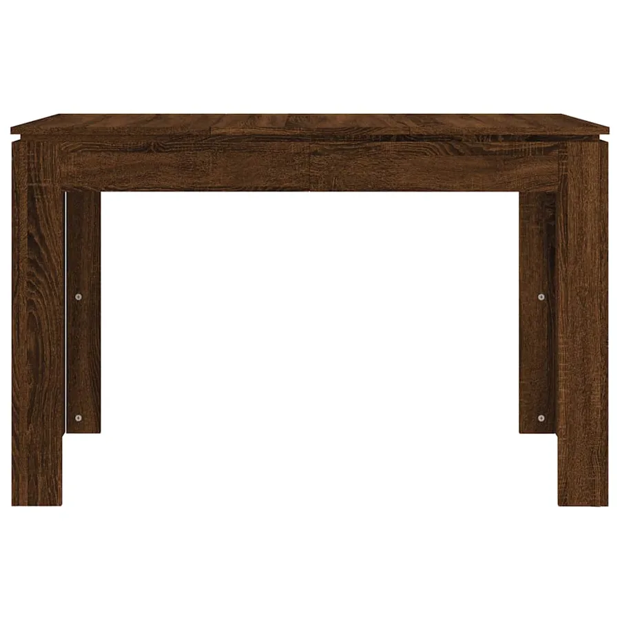 Table à dîner Chêne marron 120x60x76 cm bois d'ingénierie - 4