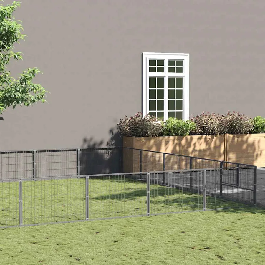 Chenil Argenté 35 m² Acier