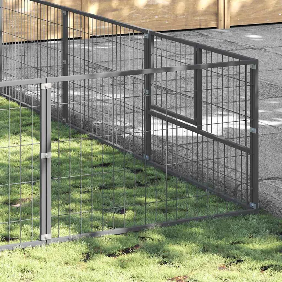 Chenil Argenté 45 m² Acier - 3
