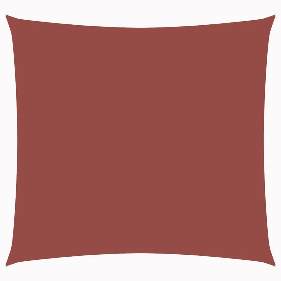 Voile de parasol Tissu Oxford carré 2,5x2,5 m Terre cuite - 2