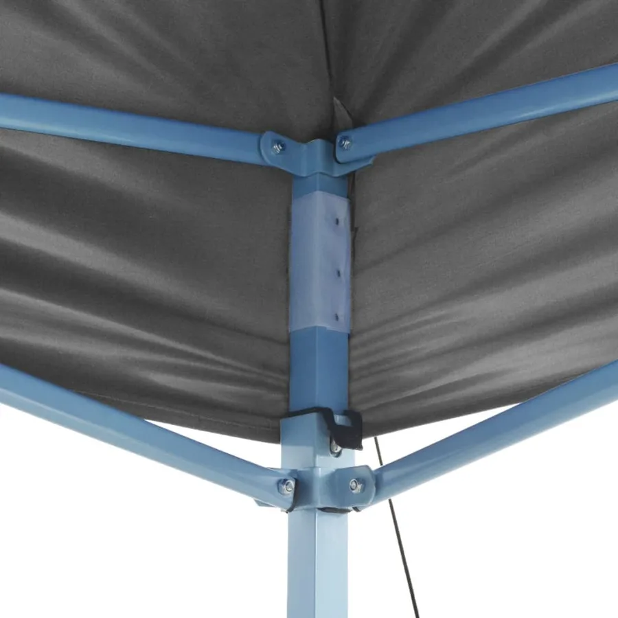 Tente de réception escamotable avec 2 parois 3x3 m Anthracite - 5