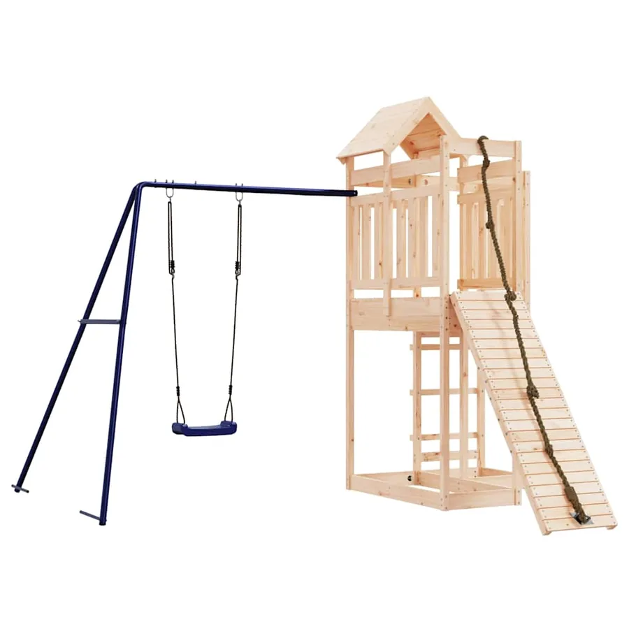 Aire de jeux d'extérieur bois de pin massif - 2