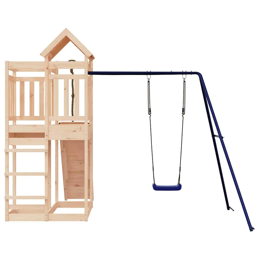 Aire de jeux d'extérieur bois de pin massif - 5