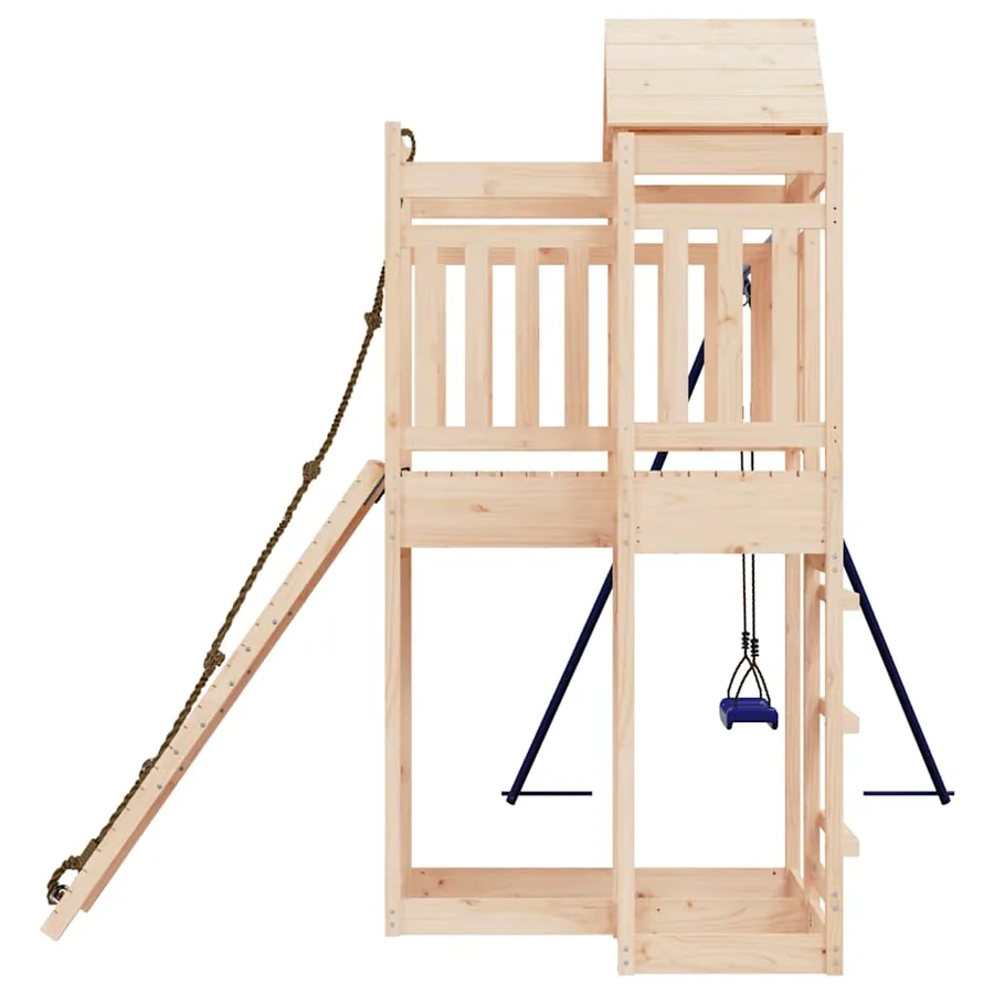Aire de jeux d'extérieur bois de pin massif - 7