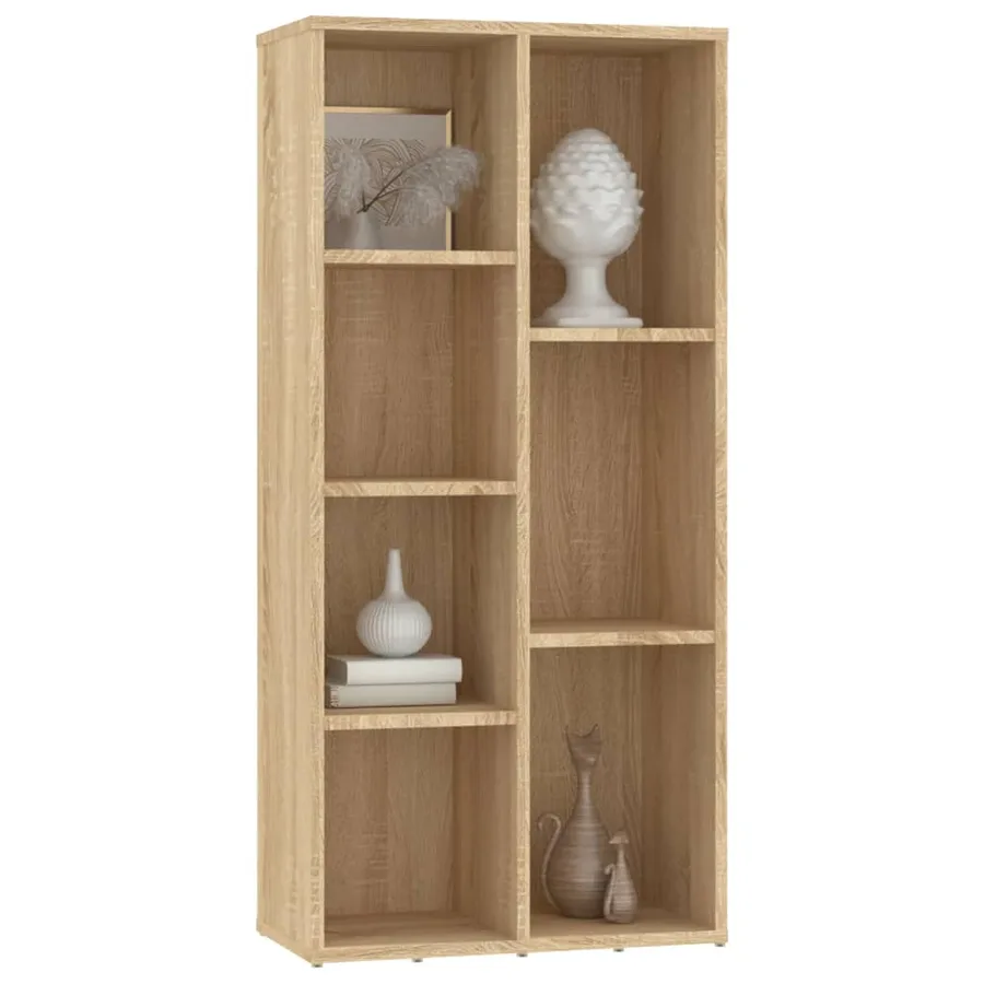 Bibliothèque Chêne Sonoma 50x25x106 cm Bois d’ingénierie - 3