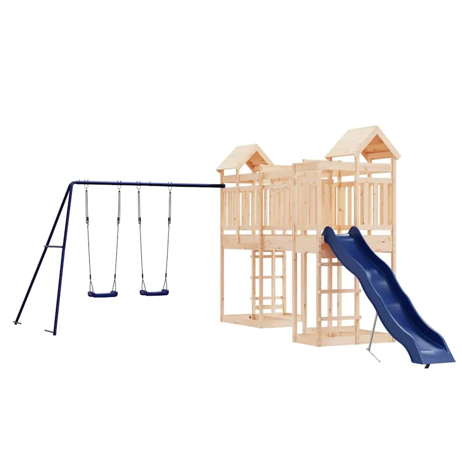 Aire de jeux d'extérieur bois de pin massif - 2
