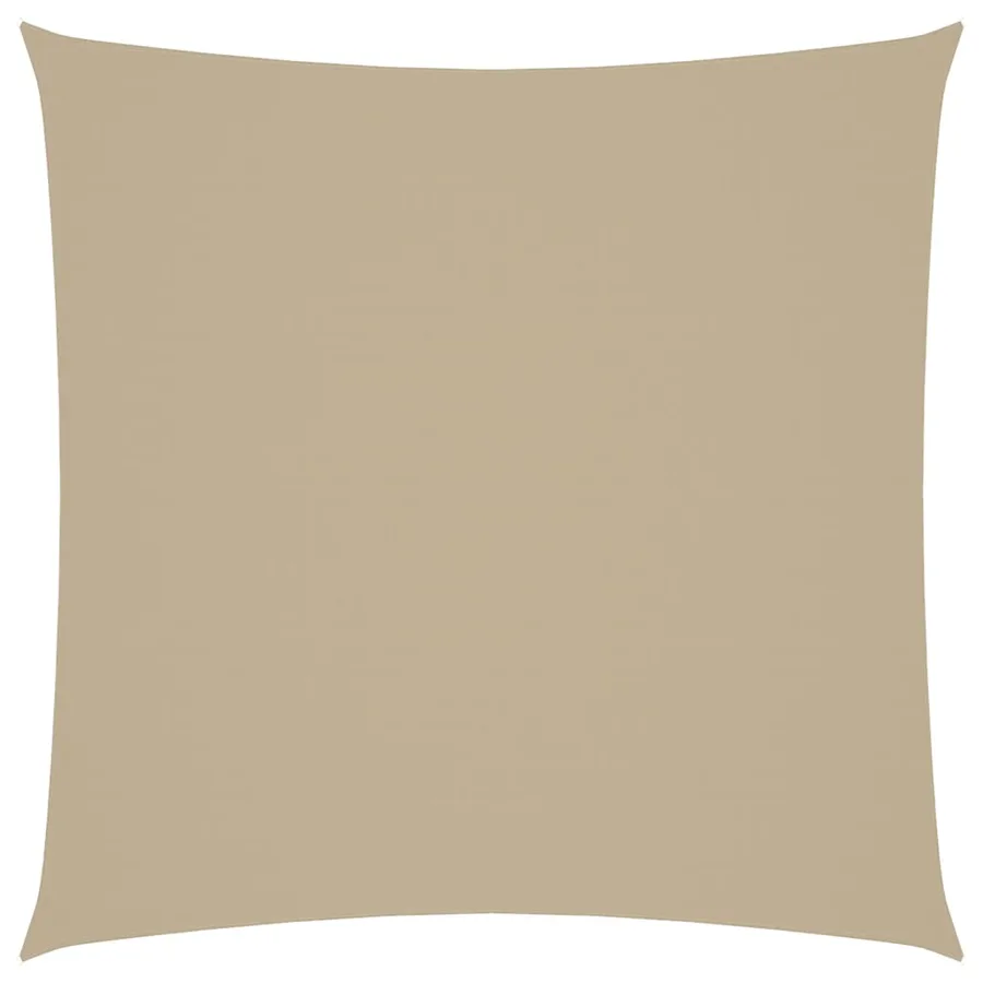 Voile de parasol tissu oxford carré 2,5x2,5 m beige - 2