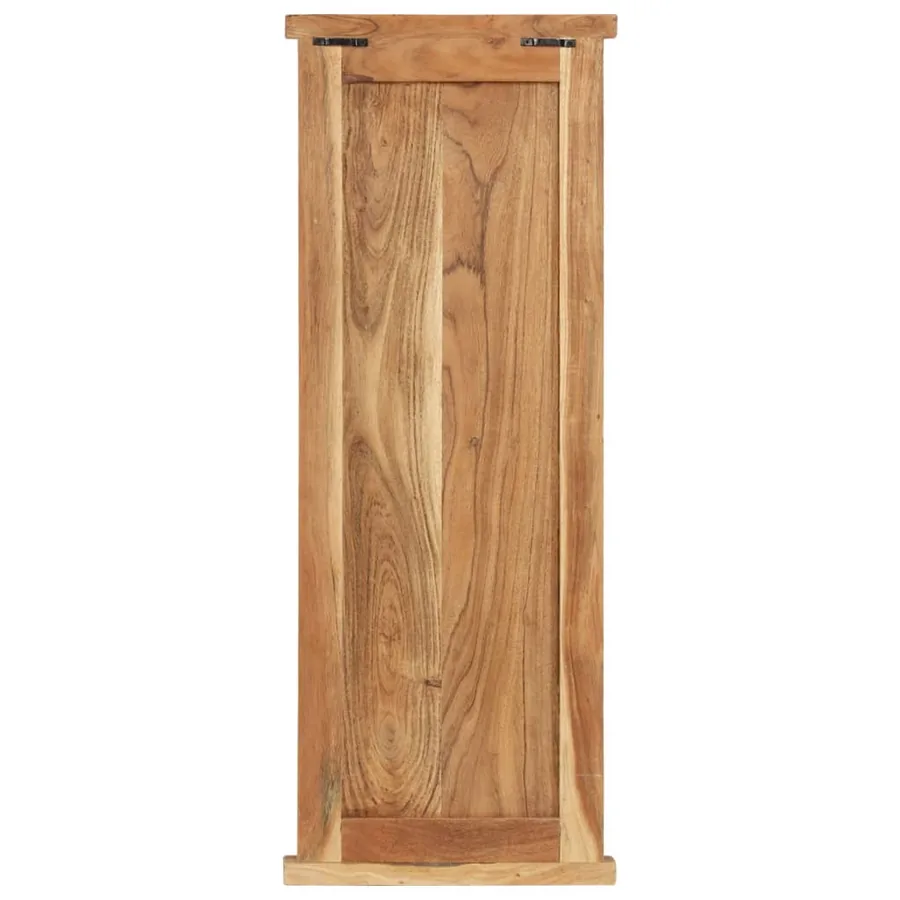 Porte-manteaux 2 pcs Bois massif d'acacia 38x100 cm - 5