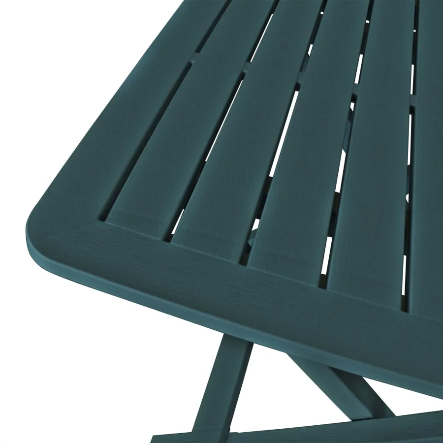Ensemble de bistro pliable 3 pcs Plastique Vert - 5