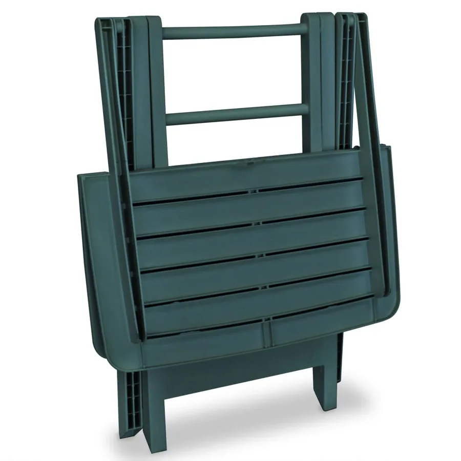 Ensemble de bistro pliable 3 pcs Plastique Vert - 7