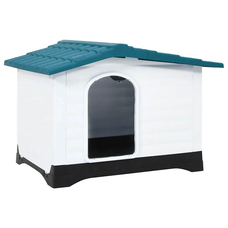 Niche pour chien Bleu 90,5x68x66 cm Polypropylène