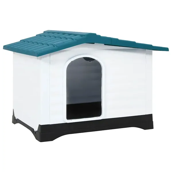 Niche pour chien Bleu 90,5x68x66 cm Polypropylène