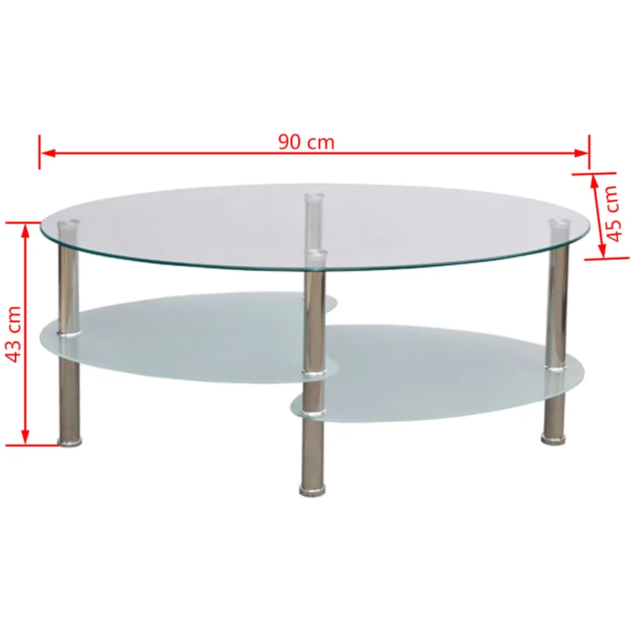 Table basse avec design exclusif Blanc - 4