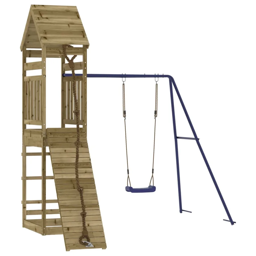 Aire de jeux d'extérieur bois de pin imprégné - 2
