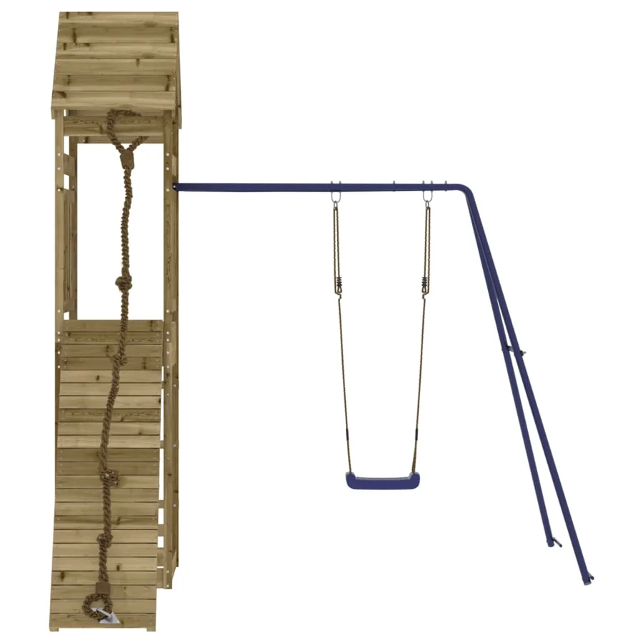 Aire de jeux d'extérieur bois de pin imprégné - 5