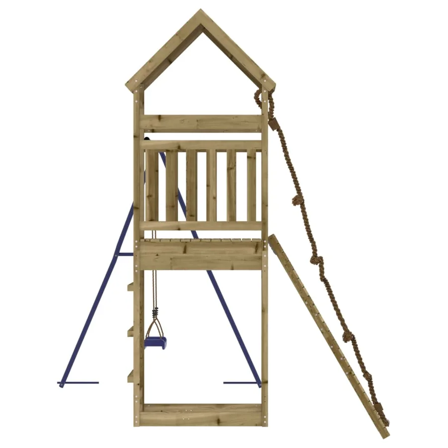 Aire de jeux d'extérieur bois de pin imprégné - 7