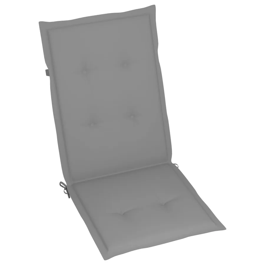 Chaises inclinables de jardin lot de 6 et coussins Bois acacia - 7