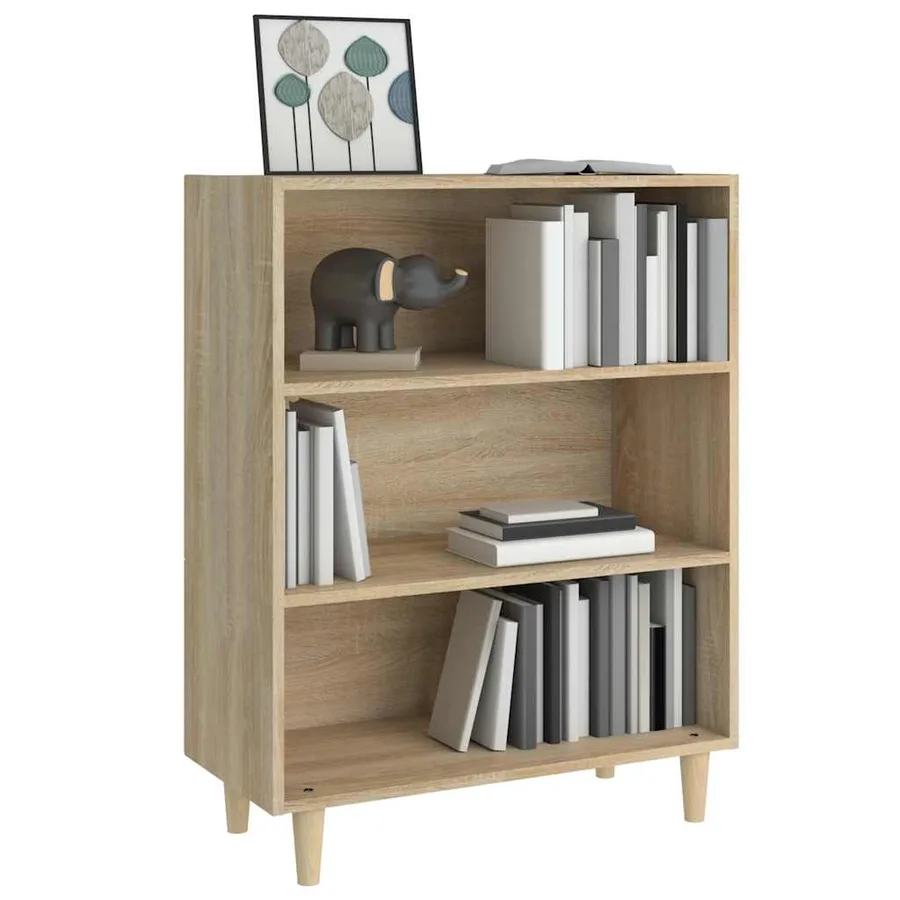 Buffet Chêne sonoma 69,5x32,5x90 cm Bois d'ingénierie - 6