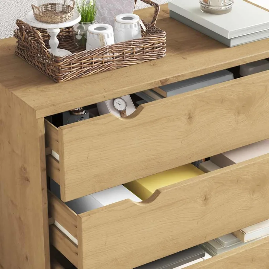 Commode OTTA 76,5x39,5x90 cm Bois de pin massif - 4