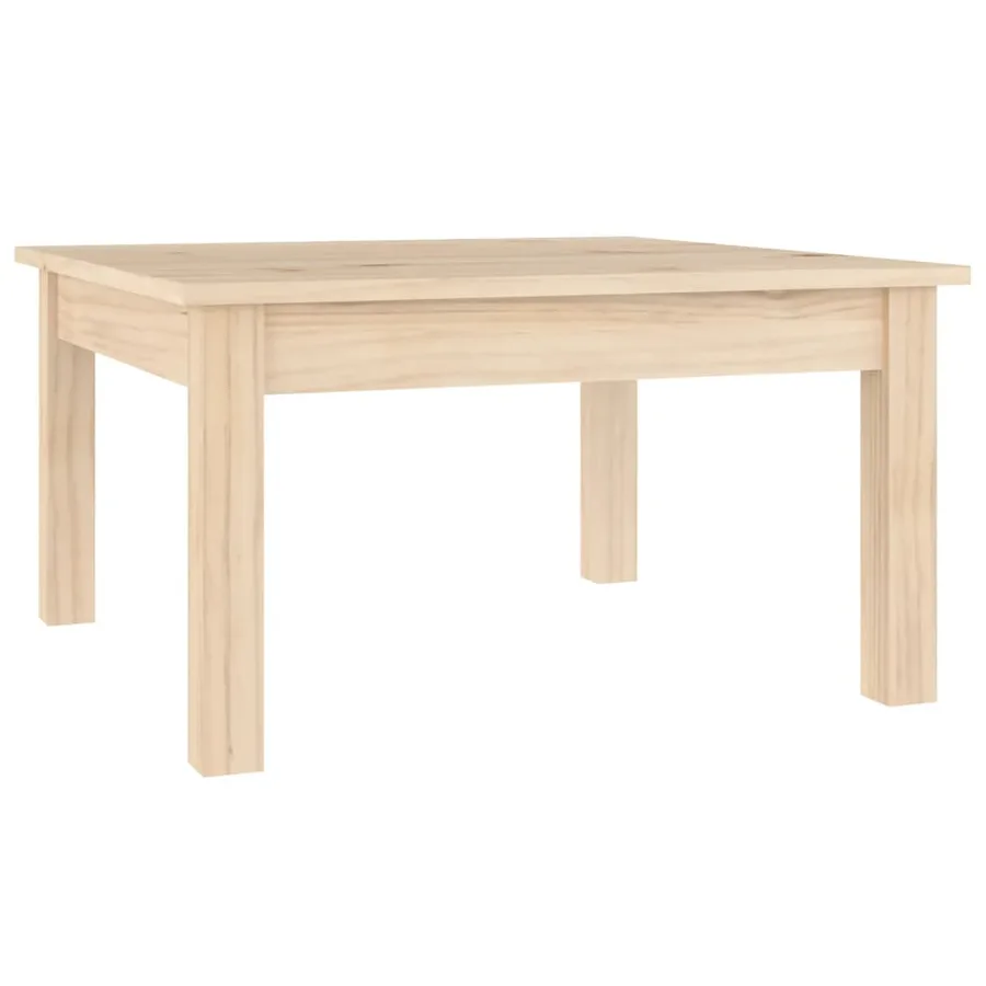 Table basse 55x55x30 cm Bois massif de pin - 2