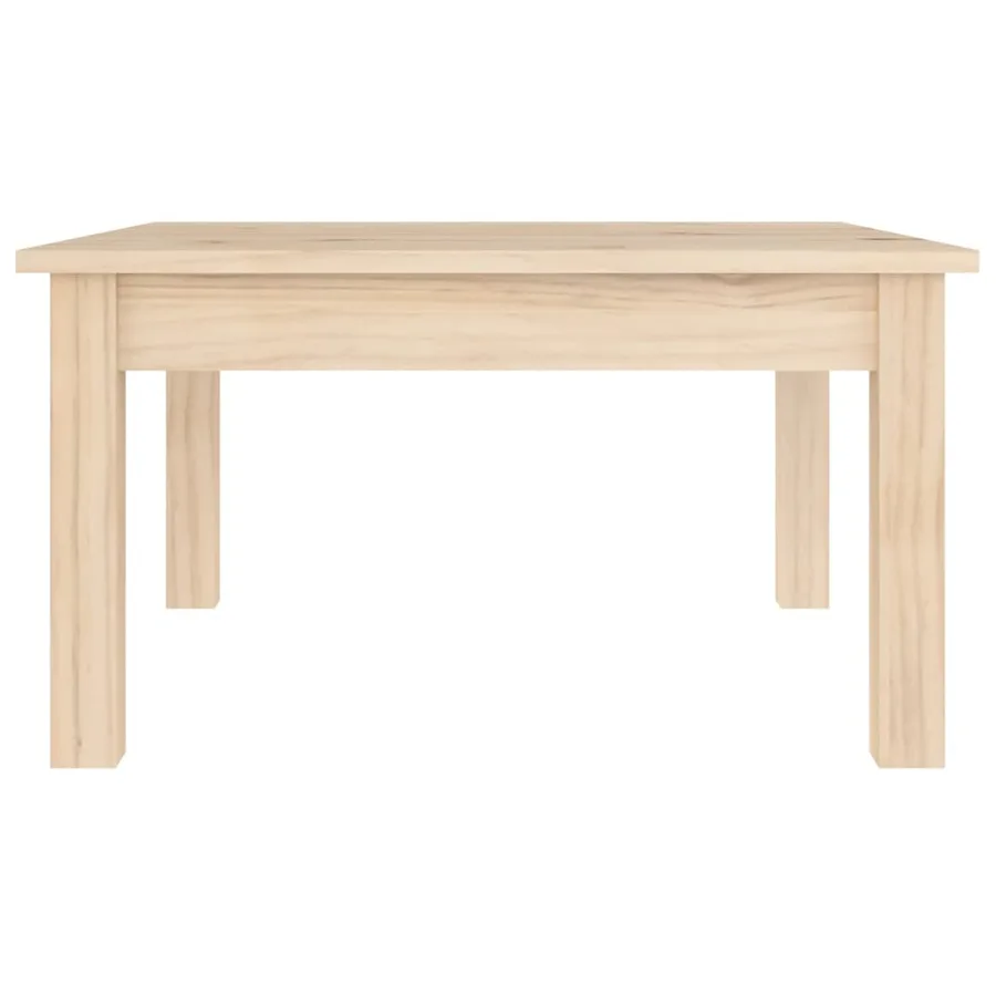 Table basse 55x55x30 cm Bois massif de pin - 4