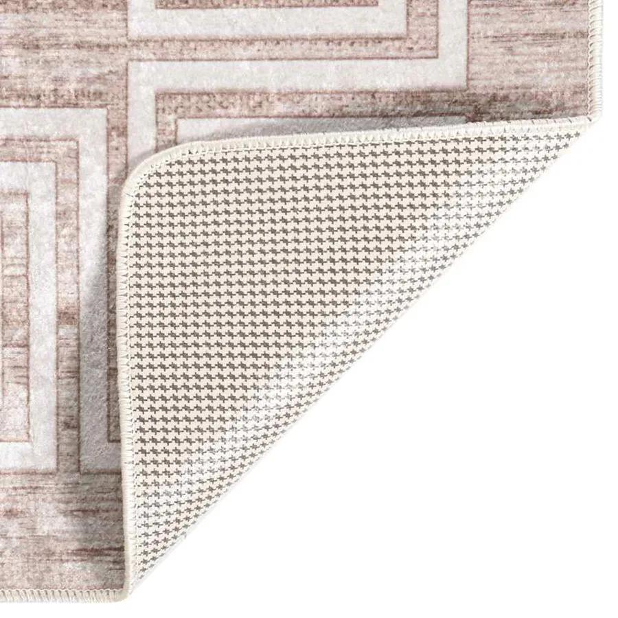 Tapis lavable 80x300 cm Beige - 3
