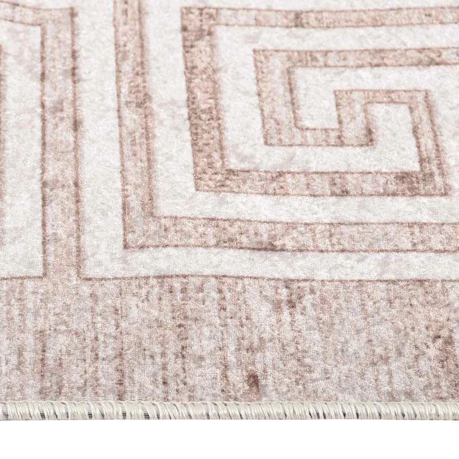 Tapis lavable 80x300 cm Beige - 5