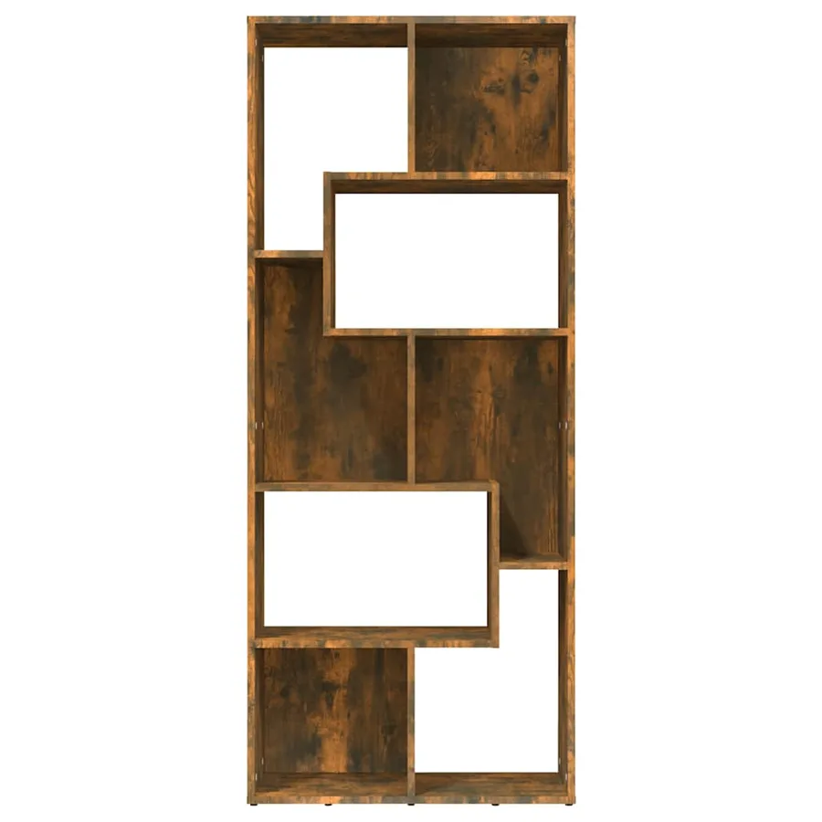 Bibliothèque Chêne fumé 67x24x161 cm Bois d'ingénierie - 3