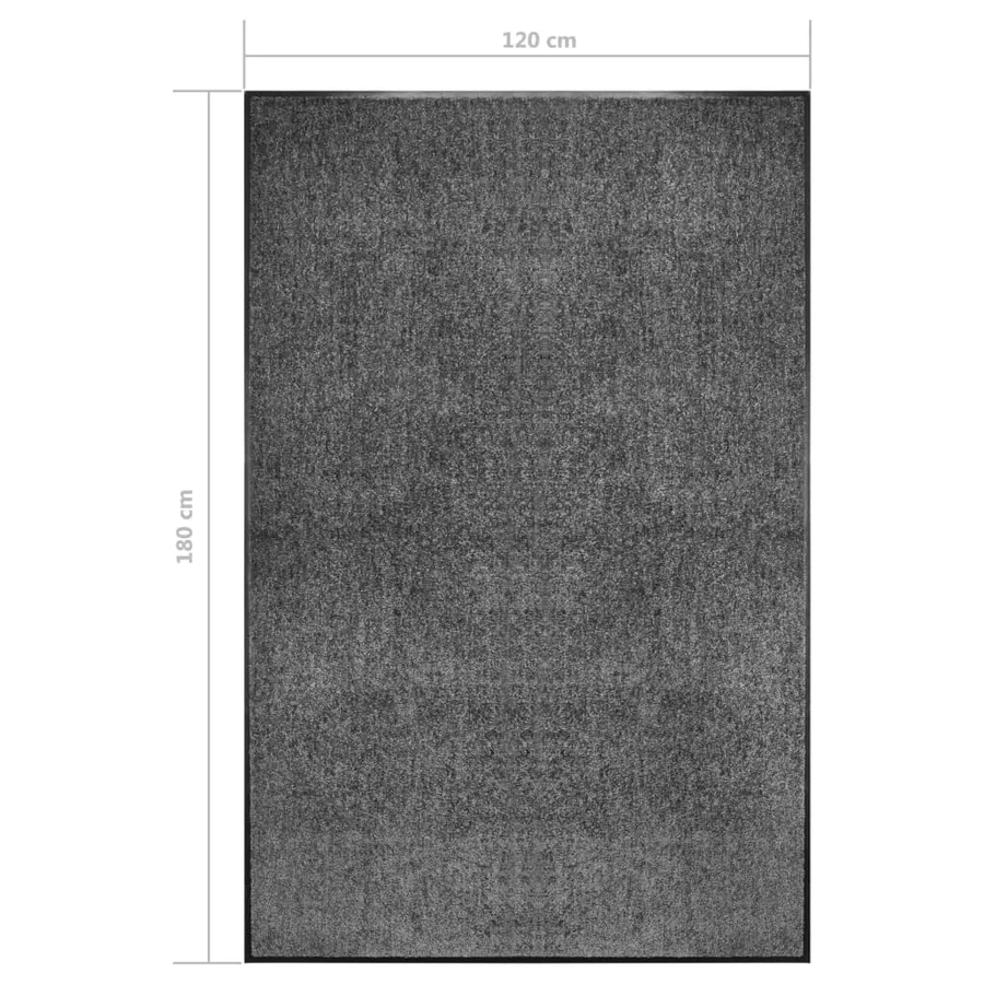 Paillasson lavable Anthracite 120x180 cm - 6
