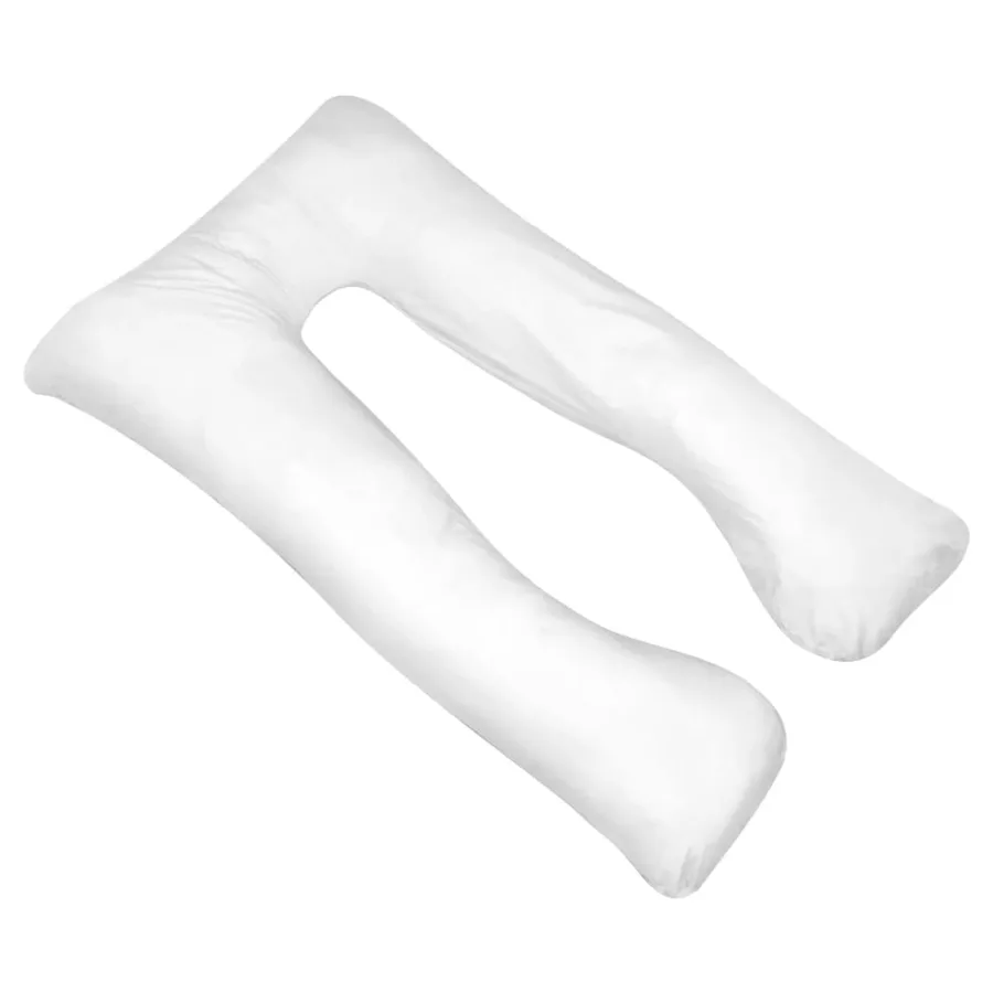 Coussin de grossesse 90 x 145 cm Blanc - 2