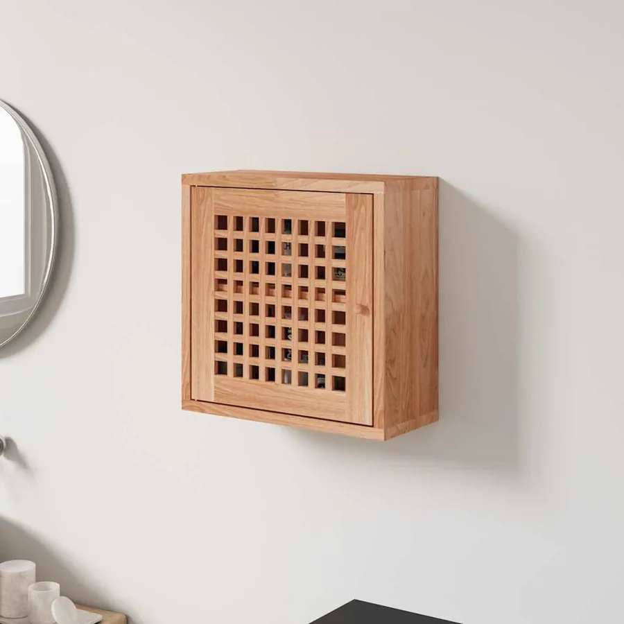 Armoire murale 42x18x42 cm Bois massif de noyer