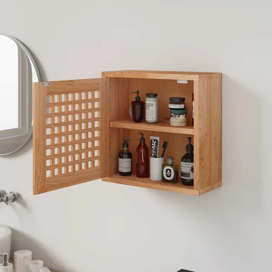 Armoire murale 42x18x42 cm Bois massif de noyer - 3