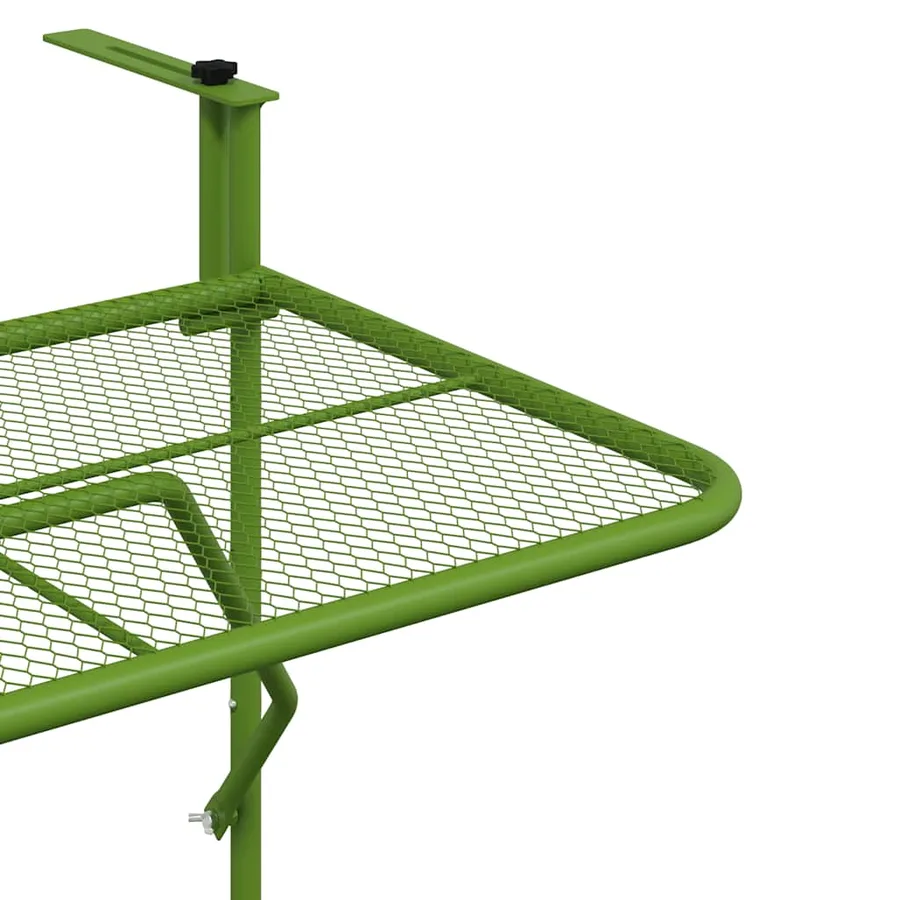 Table de balcon Vert 60x40 cm Acier - 10