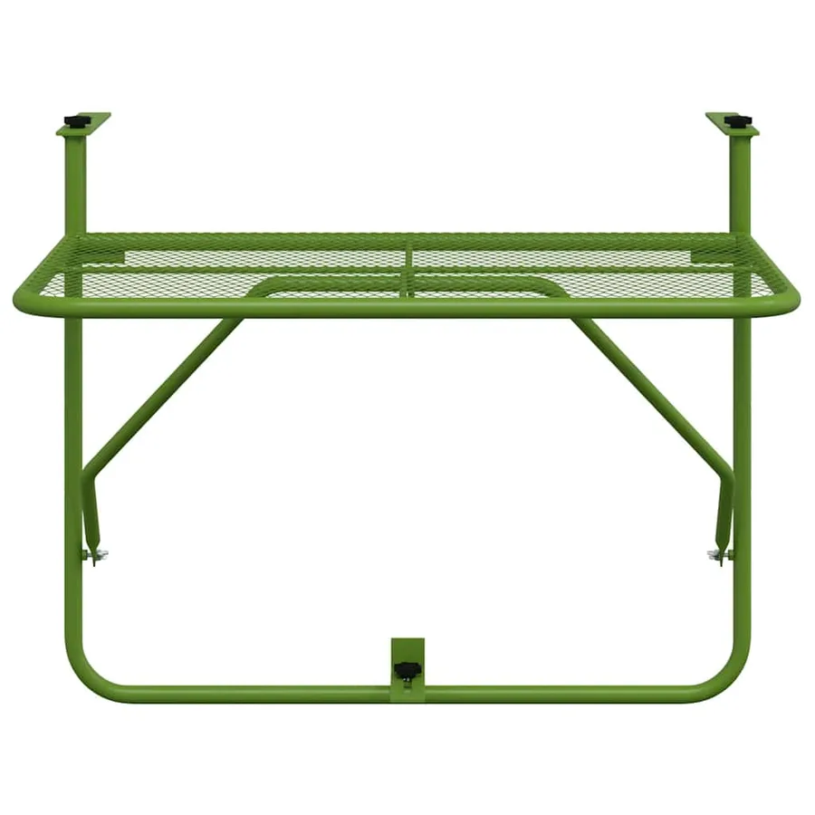 Table de balcon Vert 60x40 cm Acier - 5