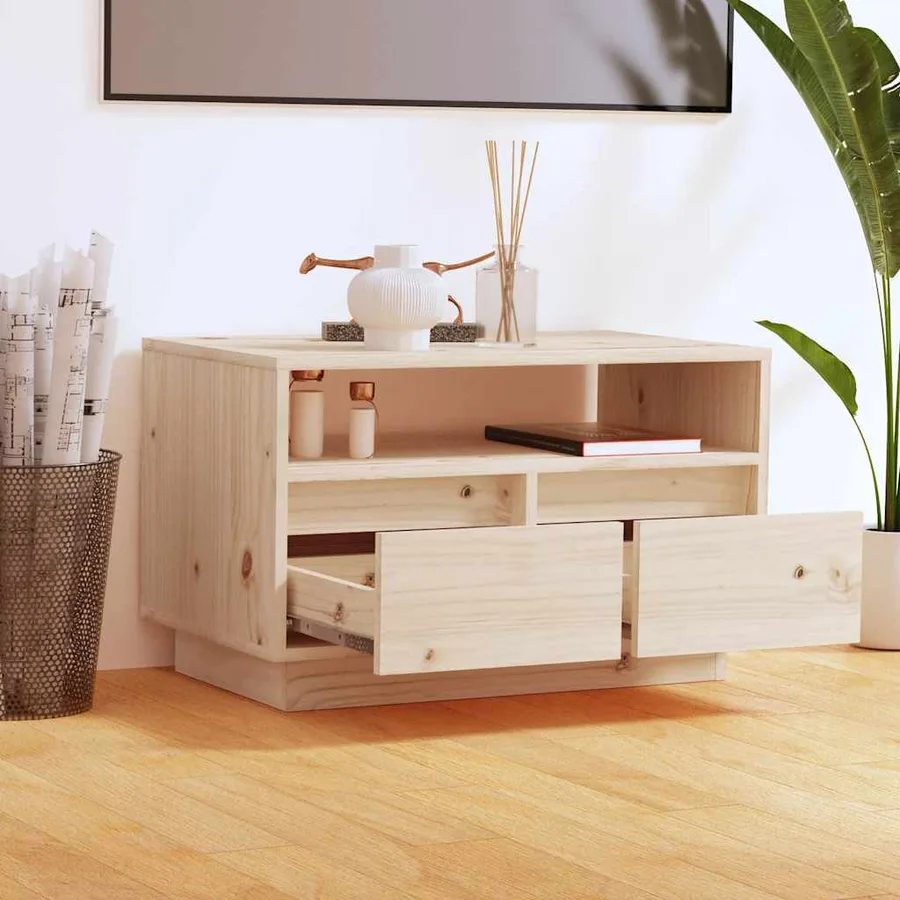Meuble TV 60x35x37 cm Bois de pin massif - 3